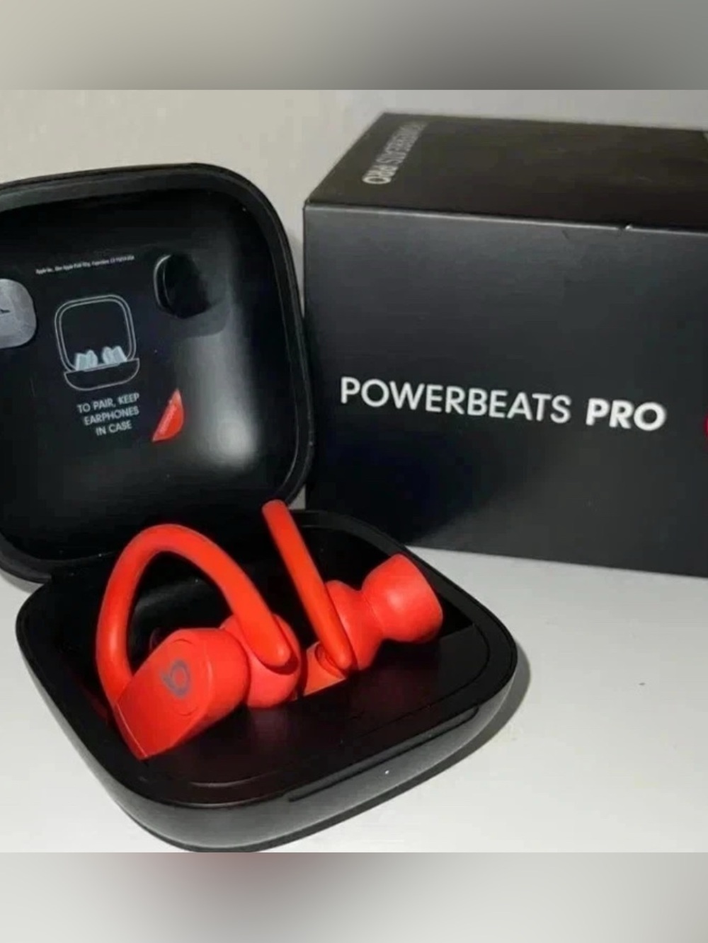 Powerbeats Pro Wireless Earbuds - Lava Red by Dr Dre - Picture 8 of 14